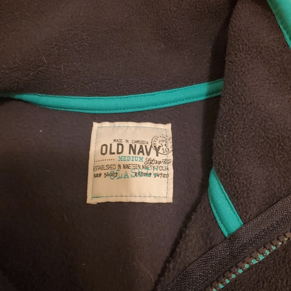 Old Navy fleece 1/4 zip lds pullover top sz M - Picture 6 of 8